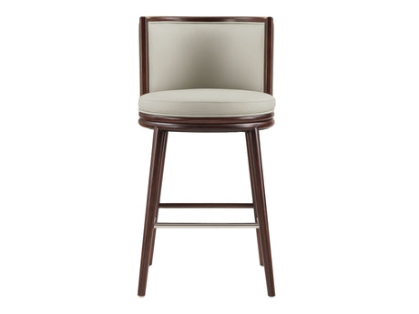 Evalyn Barstool in Stone by Manhattan Comfort at Eve Furniture