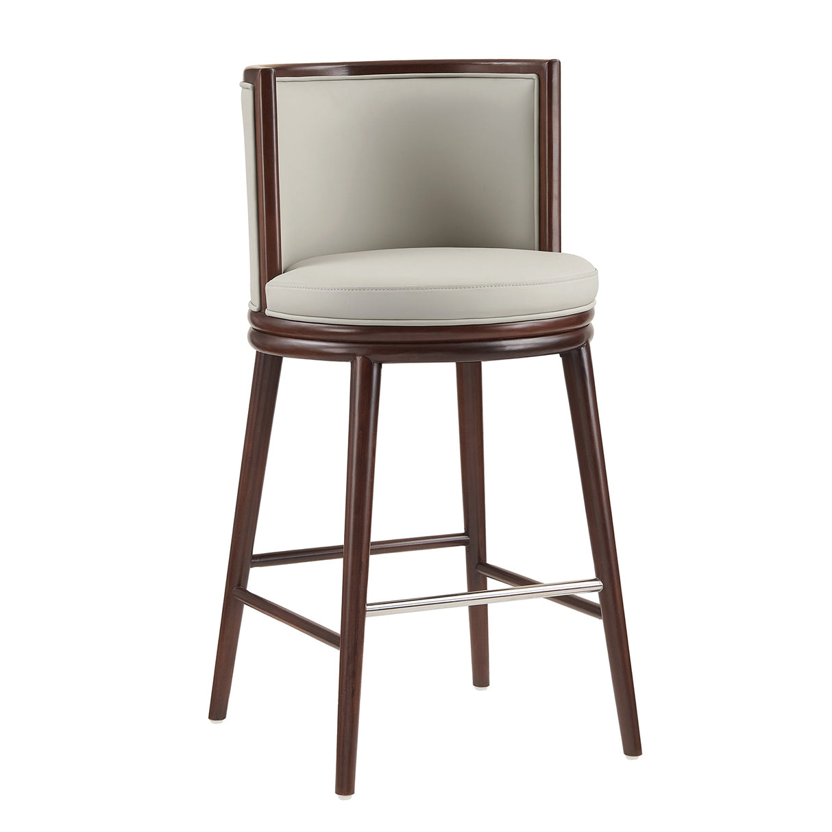 Evalyn Barstool in Stone (set of 2) by Manhattan Comfort at Eve Furniture