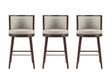 Evalyn Barstool in Stone (set of 3) by Manhattan Comfort at Eve Furniture