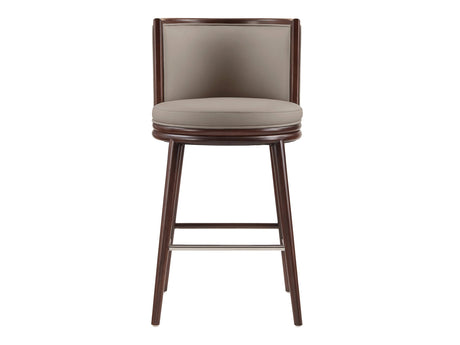 Evalyn Barstool in Taupe by Manhattan Comfort at Eve Furniture