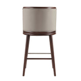 Evalyn Barstool in Taupe (set of 2) by Manhattan Comfort at Eve Furniture