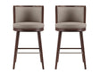 Evalyn Barstool in Taupe (set of 2) by Manhattan Comfort at Eve Furniture