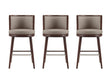 Evalyn Barstool in Taupe (set of 3) by Manhattan Comfort at Eve Furniture