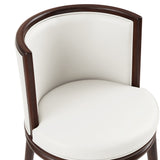 Evalyn Barstool in White by Manhattan Comfort at Eve Furniture