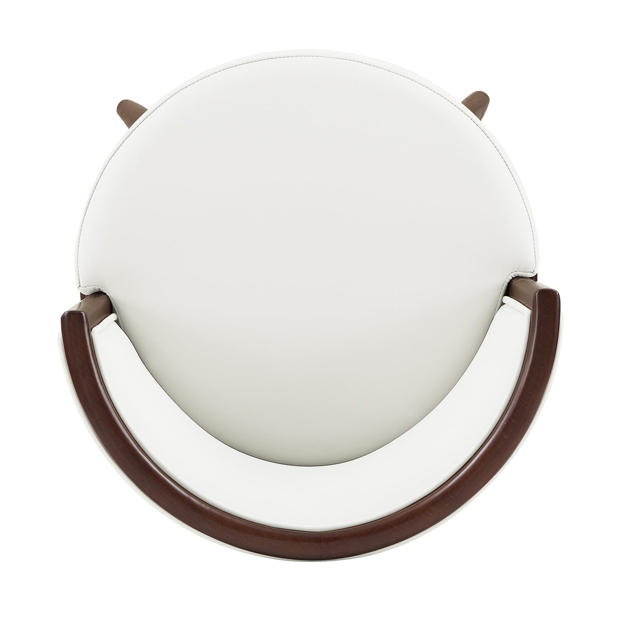 Evalyn Barstool in White by Manhattan Comfort at Eve Furniture
