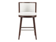 Evalyn Barstool in White by Manhattan Comfort at Eve Furniture