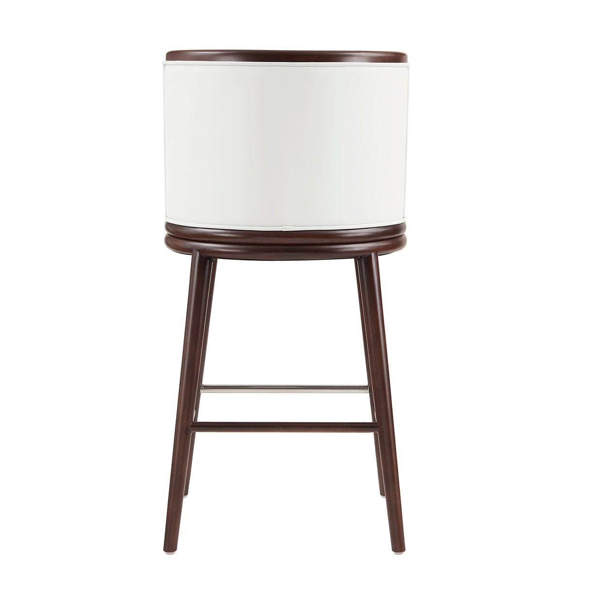 Evalyn Barstool in White (set of 2) by Manhattan Comfort at Eve Furniture