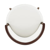 Evalyn Barstool in White (set of 2) by Manhattan Comfort at Eve Furniture