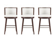 Evalyn Barstool in White (set of 3) by Manhattan Comfort at Eve Furniture