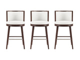 Evalyn Barstool in White (set of 3) by Manhattan Comfort at Eve Furniture