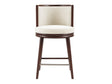 Evalyn Counter Stool in Cream by Manhattan Comfort at Eve Furniture