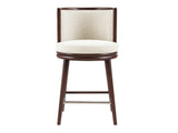 Evalyn Counter Stool in Cream by Manhattan Comfort at Eve Furniture