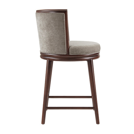 Evalyn Counter Stool in Dove by Manhattan Comfort at Eve Furniture