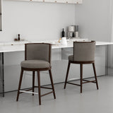 Evalyn Counter Stool in Dove (set of 2) by Manhattan Comfort at Eve Furniture