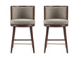 Evalyn Counter Stool in Dove (set of 2) by Manhattan Comfort at Eve Furniture