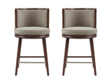 Evalyn Counter Stool in Dove (set of 2) by Manhattan Comfort at Eve Furniture