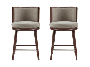 Evalyn Counter Stool in Dove (set of 2) by Manhattan Comfort at Eve Furniture