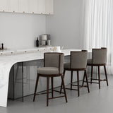 Evalyn Counter Stool in Dove (set of 3) by Manhattan Comfort at Eve Furniture