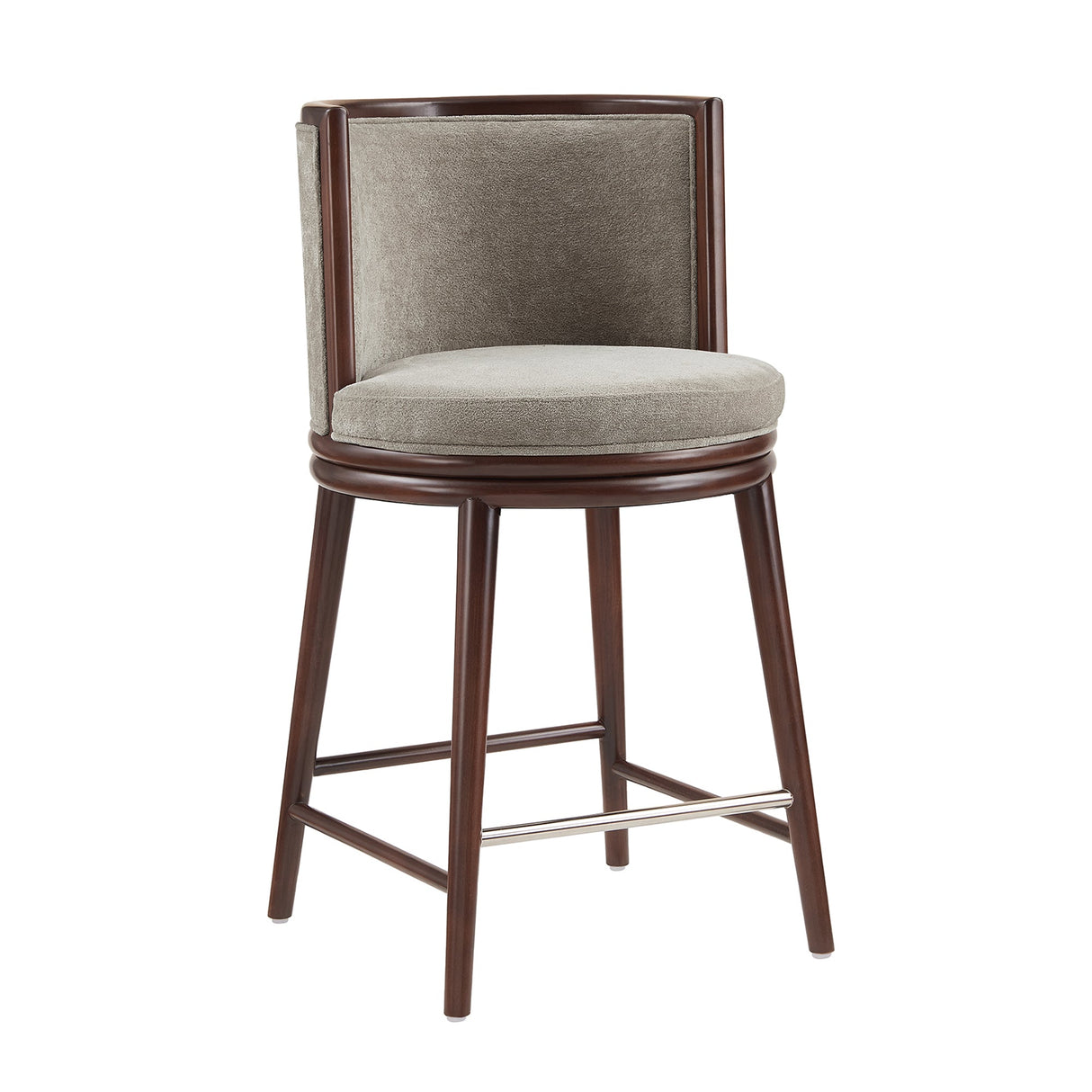Evalyn Counter Stool in Dove (set of 3) by Manhattan Comfort at Eve Furniture