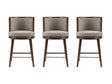 Evalyn Counter Stool in Dove (set of 3) by Manhattan Comfort at Eve Furniture