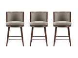 Evalyn Counter Stool in Dove (set of 3) by Manhattan Comfort at Eve Furniture
