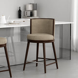 Evalyn Counter Stool in Natural by Manhattan Comfort at Eve Furniture