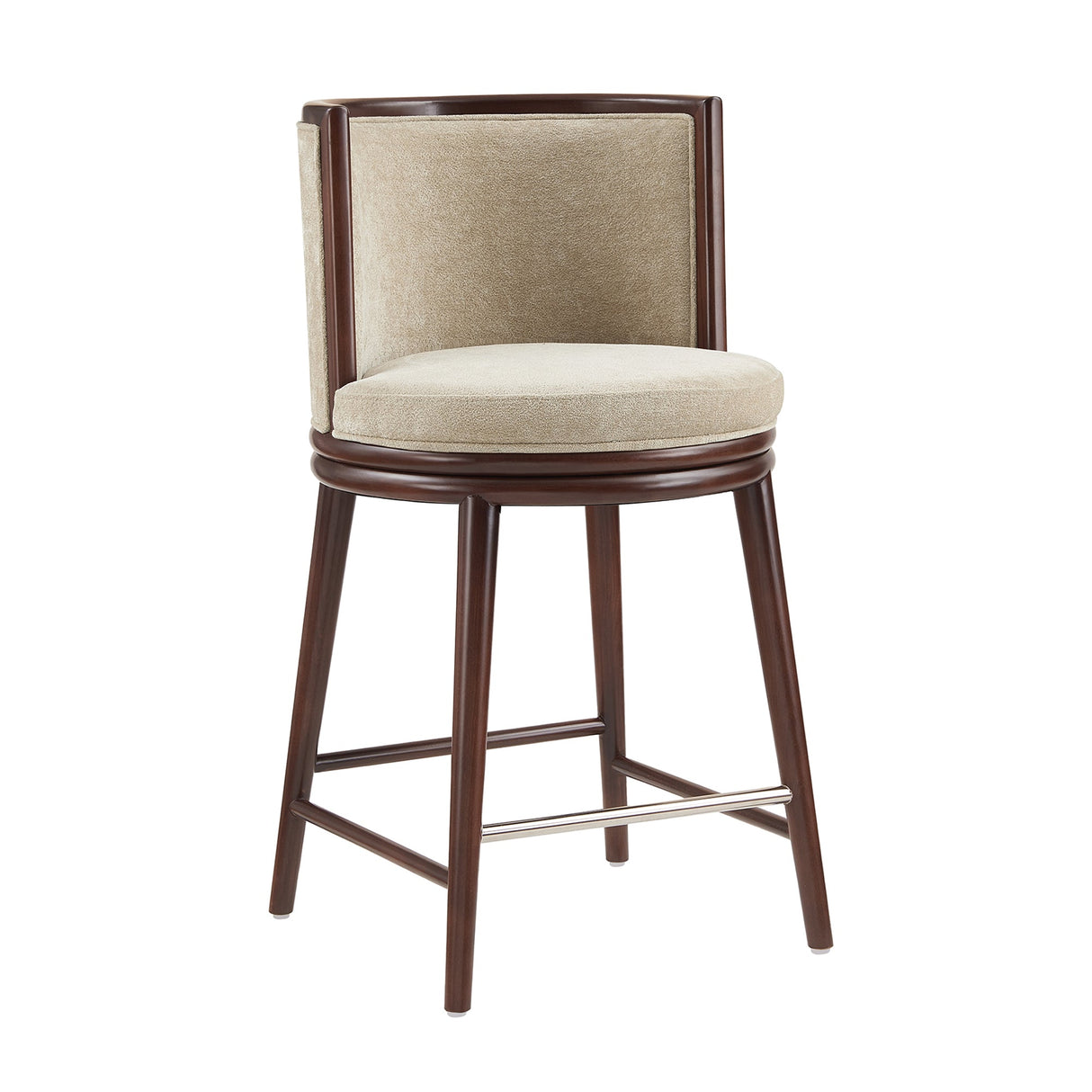 Evalyn Counter Stool in Natural by Manhattan Comfort at Eve Furniture