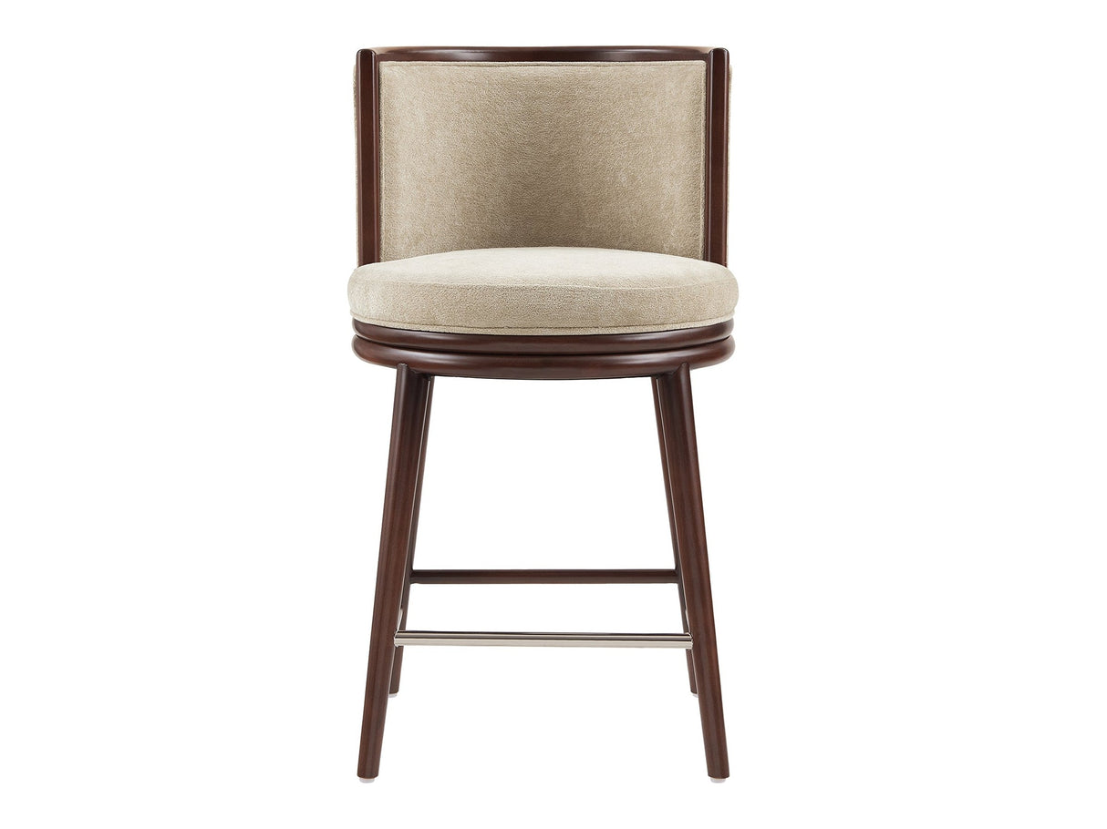 Evalyn Counter Stool in Natural by Manhattan Comfort at Eve Furniture