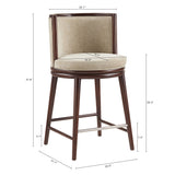 Evalyn Counter Stool in Natural (set of 3) by Manhattan Comfort at Eve Furniture