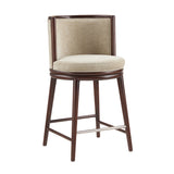 Evalyn Counter Stool in Natural (set of 3) by Manhattan Comfort at Eve Furniture