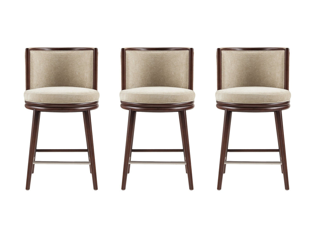 Evalyn Counter Stool in Natural (set of 3) by Manhattan Comfort at Eve Furniture
