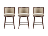 Evalyn Counter Stool in Natural (set of 3) by Manhattan Comfort at Eve Furniture