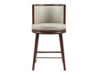 Evalyn Counter Stool in Stone by Manhattan Comfort at Eve Furniture