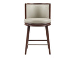 Evalyn Counter Stool in Stone by Manhattan Comfort at Eve Furniture