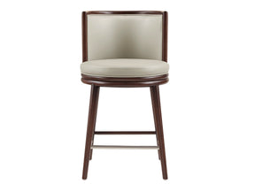 Evalyn Counter Stool in Stone by Manhattan Comfort at Eve Furniture