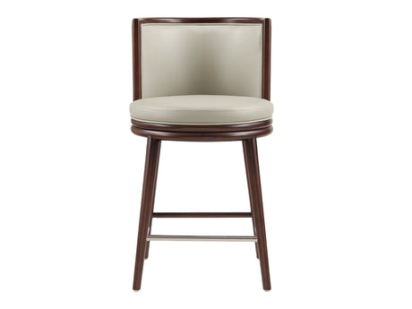 Evalyn Counter Stool in Stone by Manhattan Comfort at Eve Furniture