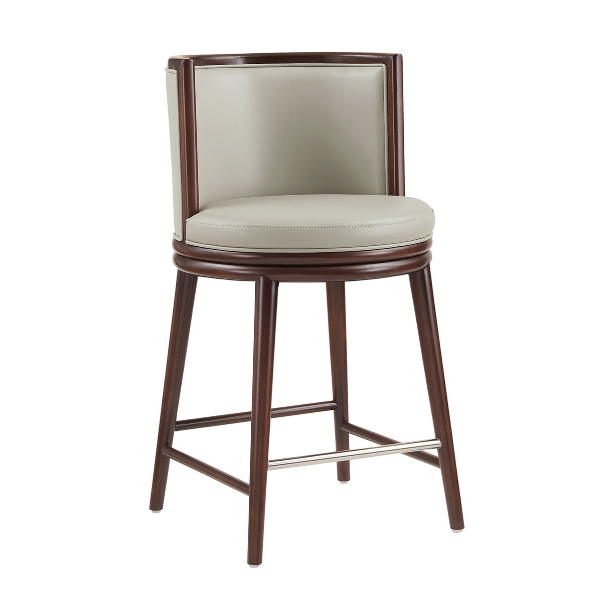 Evalyn Counter Stool in Stone (set of 2) by Manhattan Comfort at Eve Furniture