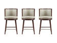 Evalyn Counter Stool in Stone (set of 3) by Manhattan Comfort at Eve Furniture