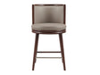 Evalyn Counter Stool in Taupe by Manhattan Comfort at Eve Furniture