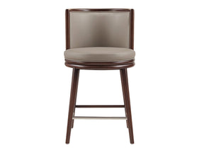 Evalyn Counter Stool in Taupe by Manhattan Comfort at Eve Furniture