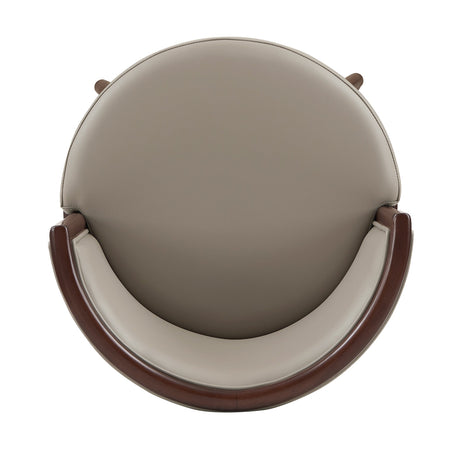 Evalyn Counter Stool in Taupe (set of 3) by Manhattan Comfort at Eve Furniture