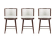 Evalyn Counter Stool in White (set of 3) by Manhattan Comfort at Eve Furniture