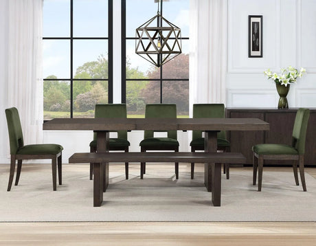 Evan 68″ Wooden Bench by Steve Silver at Eve Furniture