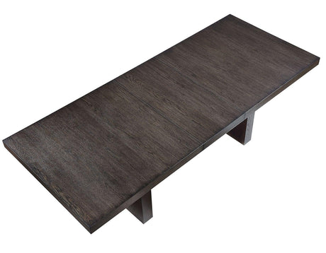 Evan 78-96 inch Dining Table with 18″ Leaf by Steve Silver at Eve Furniture