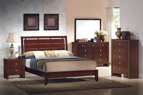Evan Cherry Bedroom Mirror (Mirror Only) by Crown Mark at Eve Furniture