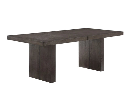 Evan Eggshell/Walnut Brown Dining Room Set by Steve Silver at Eve Furniture