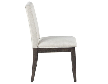 Evan Eggshell/Walnut Brown Dining Room Set by Steve Silver at Eve Furniture