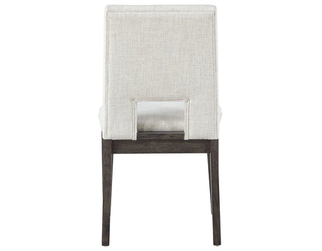 Evan Eggshell/Walnut Brown Dining Room Set by Steve Silver at Eve Furniture