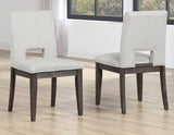 Evan Eggshell/Walnut Brown Dining Room Set by Steve Silver at Eve Furniture
