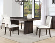 Evan Eggshell/Walnut Brown Dining Room Set by Steve Silver at Eve Furniture